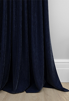 Kent, Navy - Made to Measure Curtains
